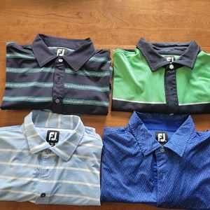 4 Shirt Budle -- FootJoy Golf Shirts